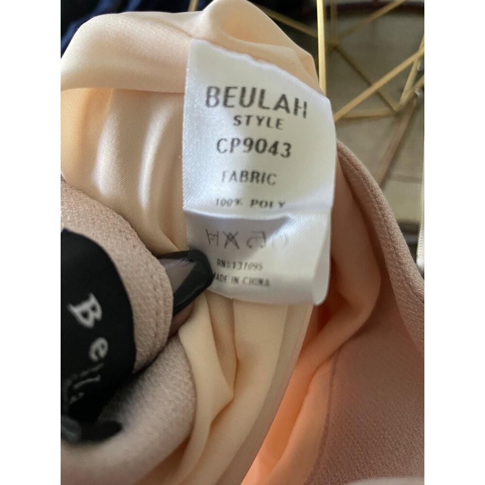 Beulah Style Womens Beige Wide-Leg Pants S 100% Polyester - Picture 5 of 5